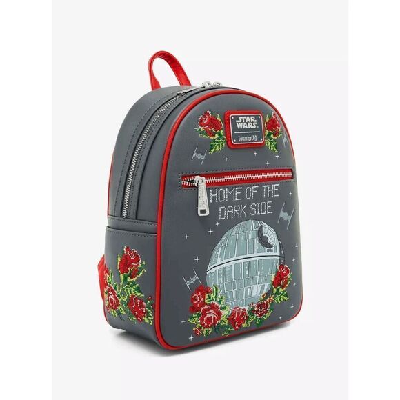 Loungefly Star Wars Death Star Cross Stitch Mini Backpack main image 4